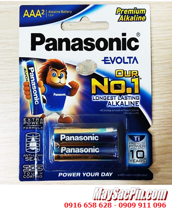 Panasonic LR03EG/2B; Pin AAA 1.5v Panasonic Evolta LR03EG/2B Made in ThaiLand (Vỉ 2viên)